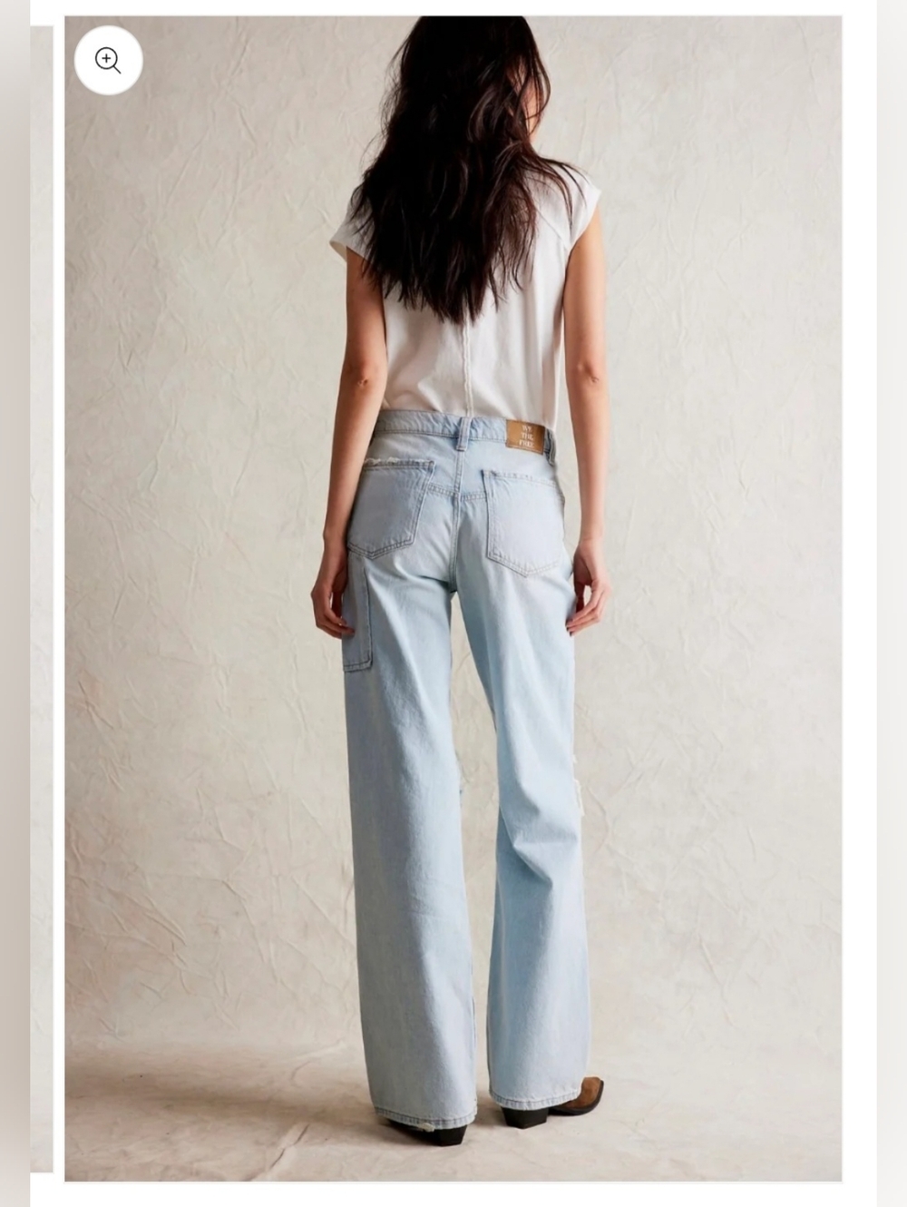 NWOT We The Free Tinsley Baggy High Rise Straight Leg Jeans - Picture 4 of 13
